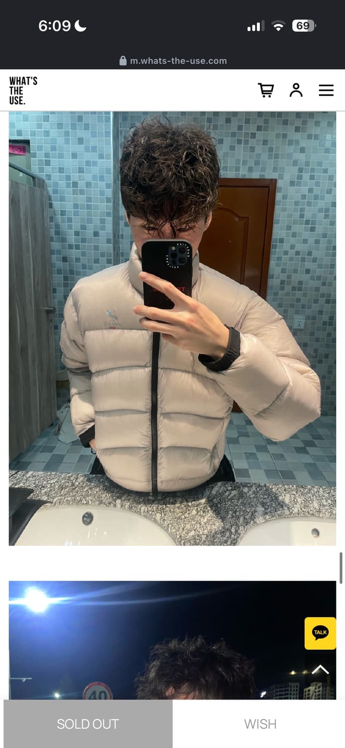 왓츠더유즈 팀유즈 덕다운 패딩 상품이미지1