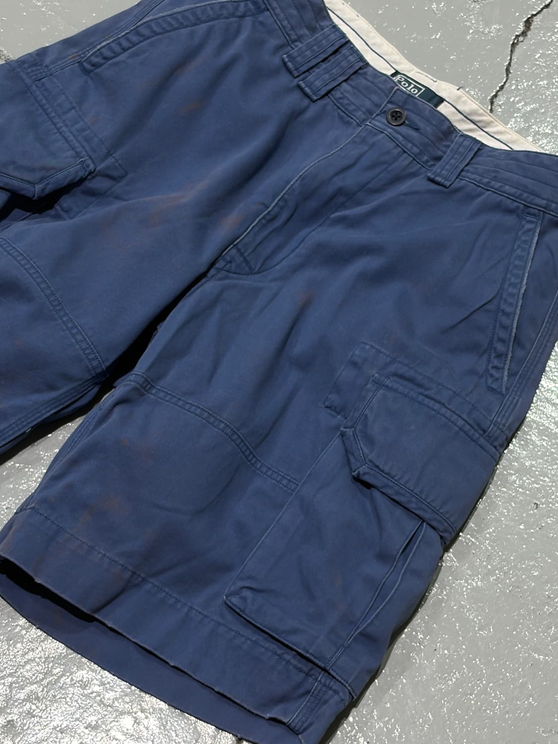 폴로 랄프로렌(PoloRalphLauren) 블루 카고 팬츠 반바지 상품이미지5