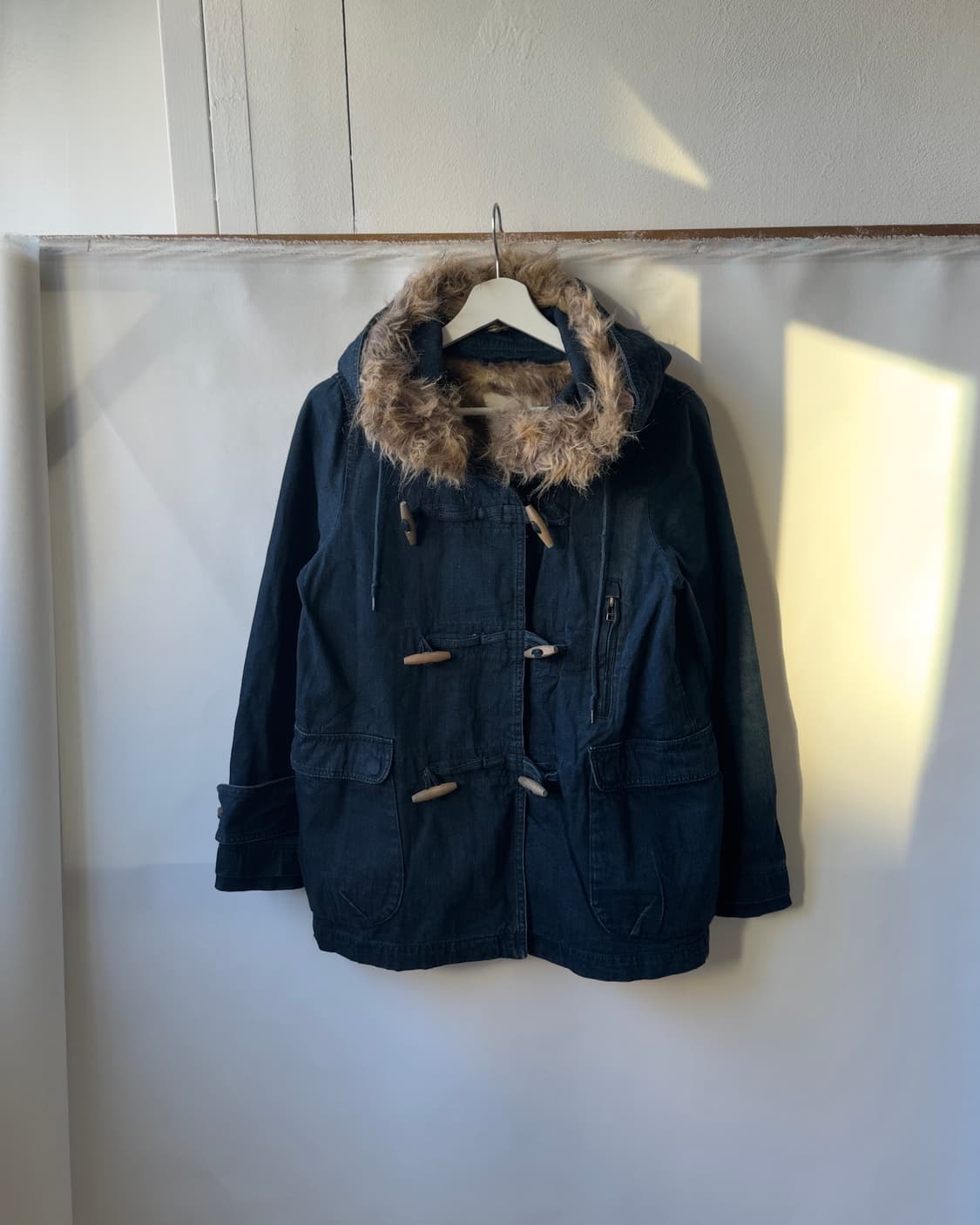 [CEPO] Duffle Denim Hoodie Jacket 상품이미지1