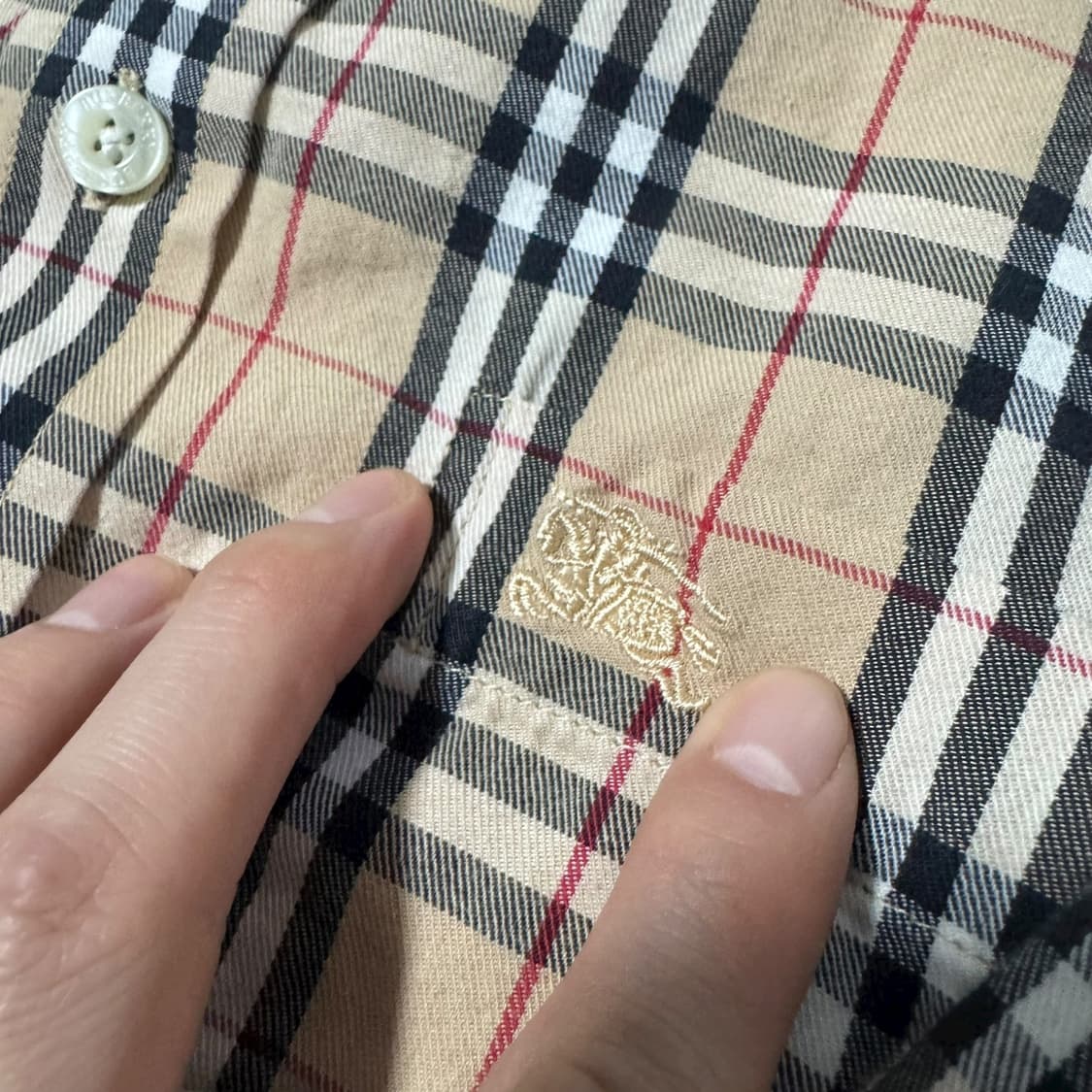 정품 버버리 노바체크 셔츠 상품이미지3