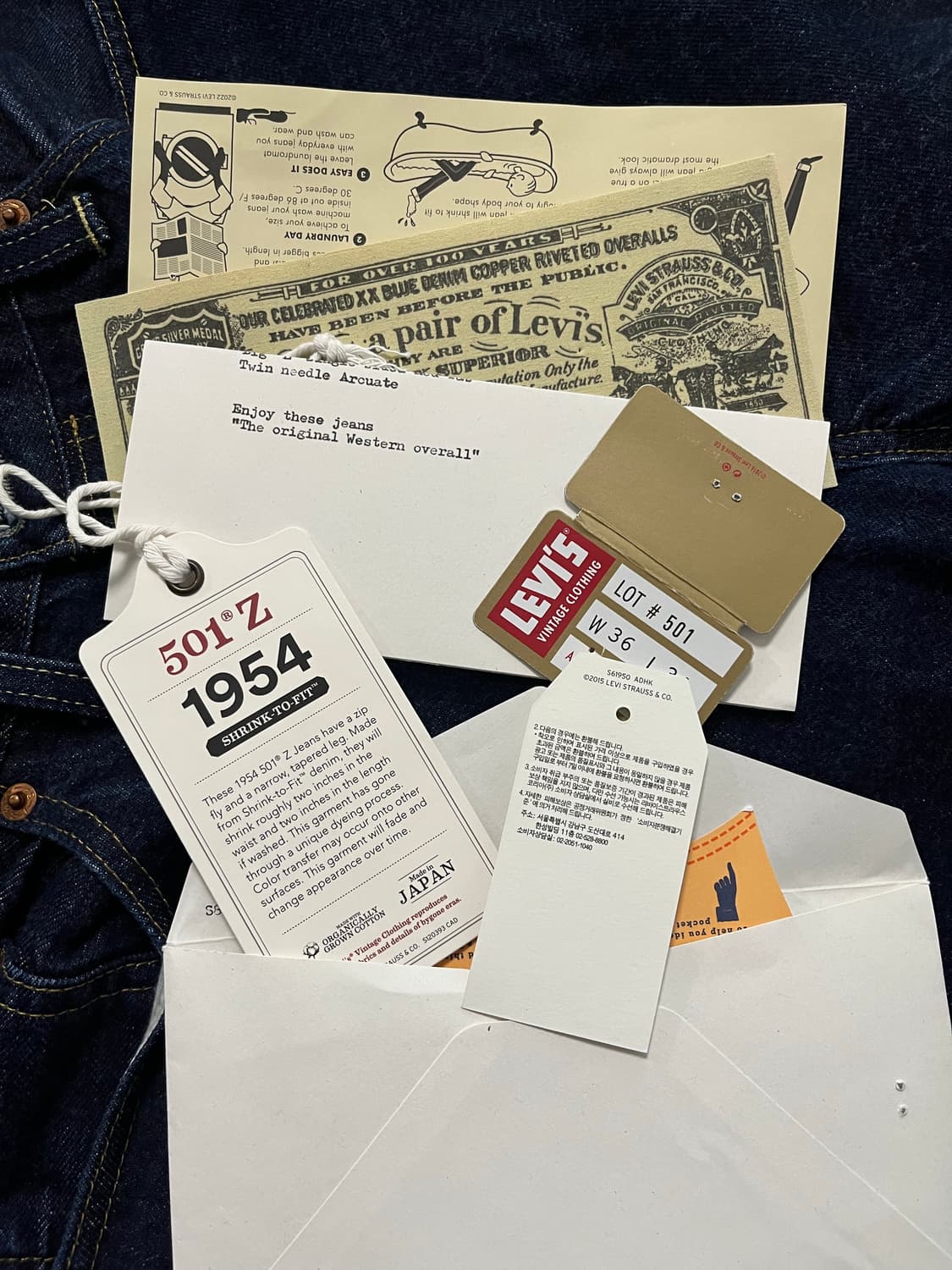 lvc 리바이스 54501 판매36/34 상품이미지2