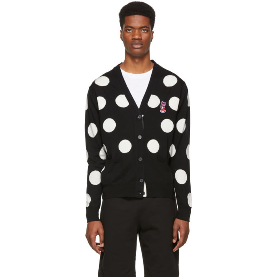 [XL] 메종키츠네 도트 가디건 상품이미지1