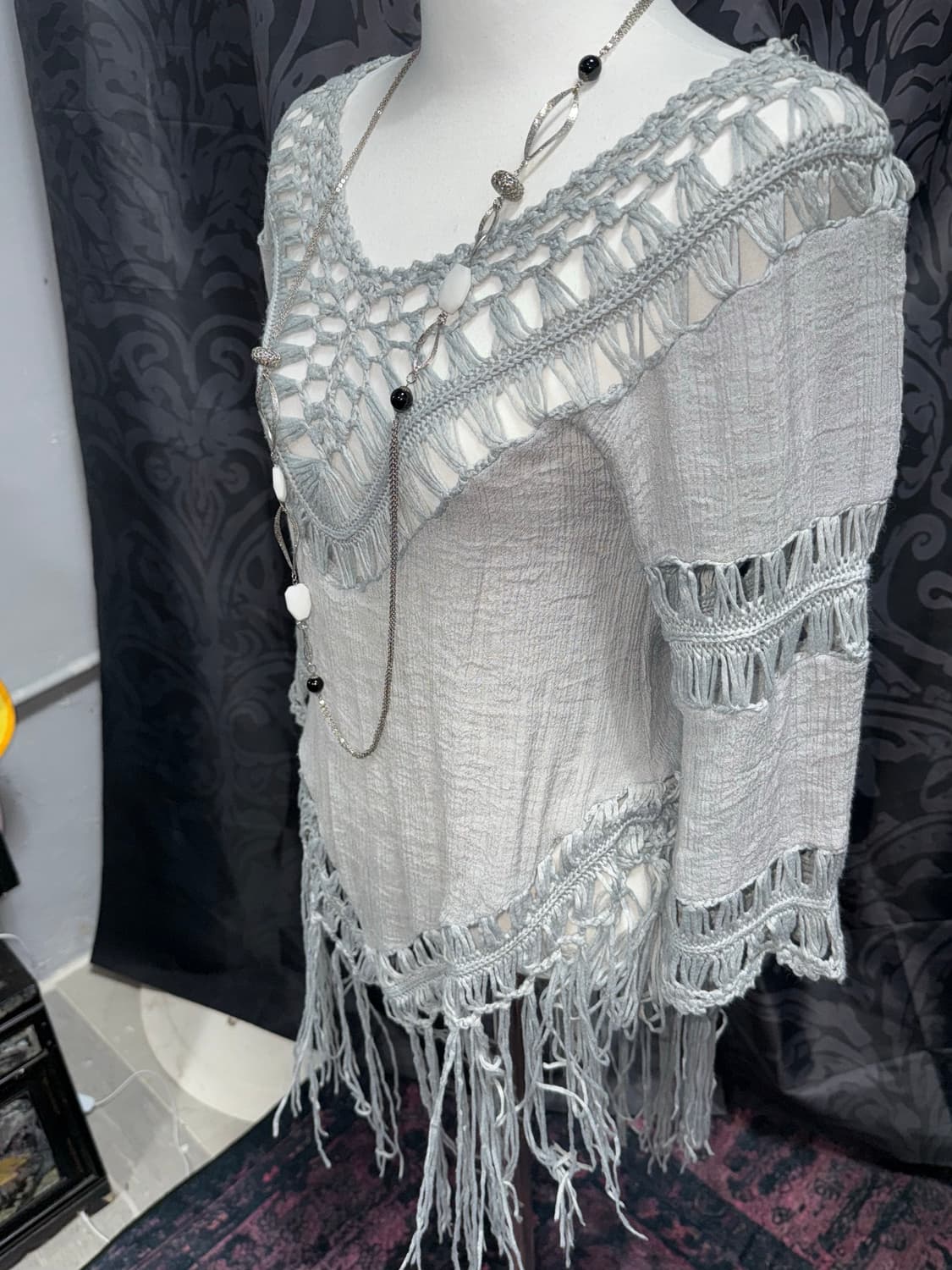 히피무드 보헤미안 프린지탑  상품이미지3