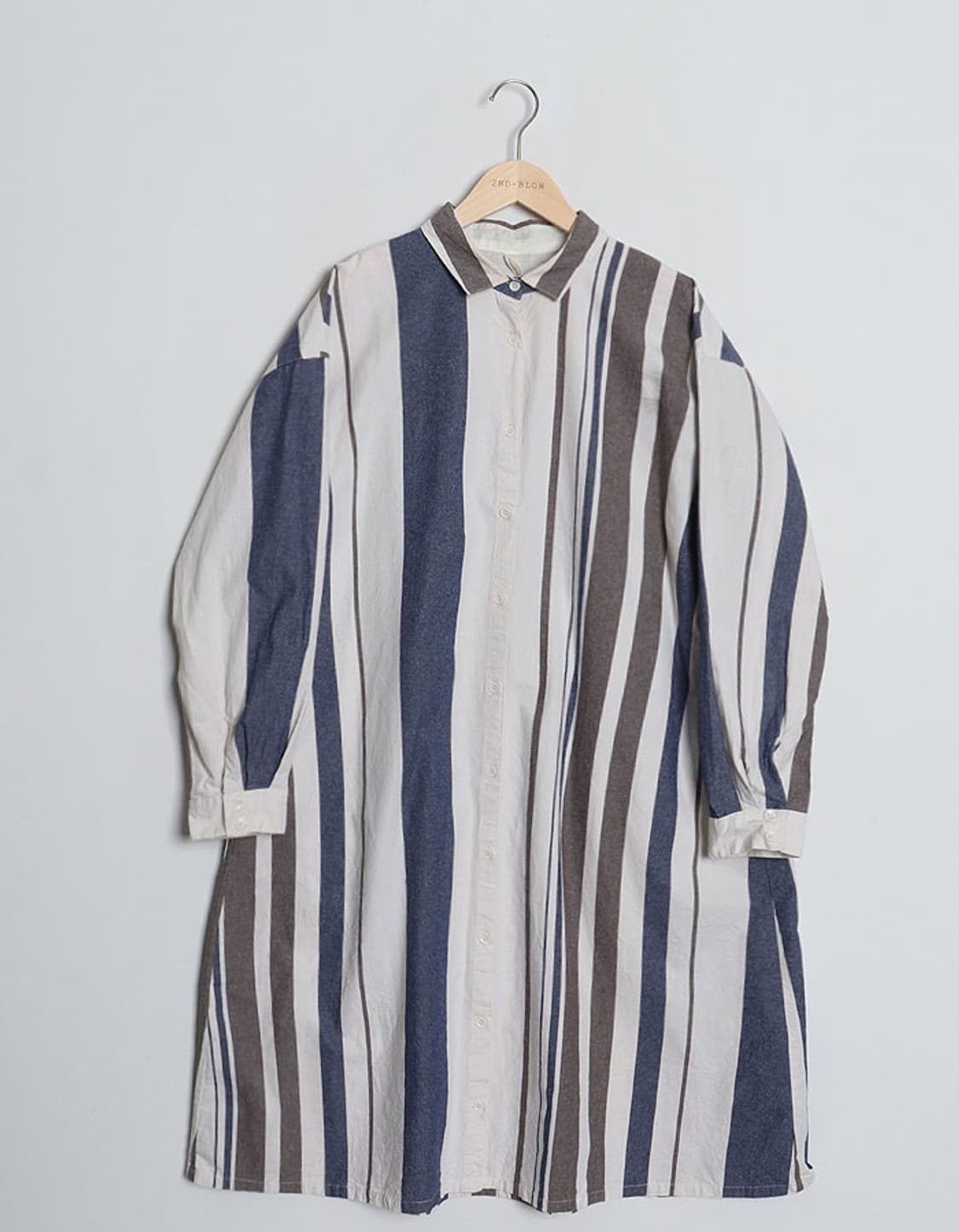 cloudnine Stripe Shirt One-Piece 상품이미지1