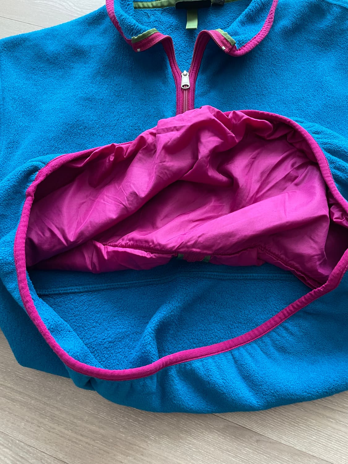 90s 파타고니아 집업 신칠라 블루 핑크 플리스  patagonia 상품이미지6