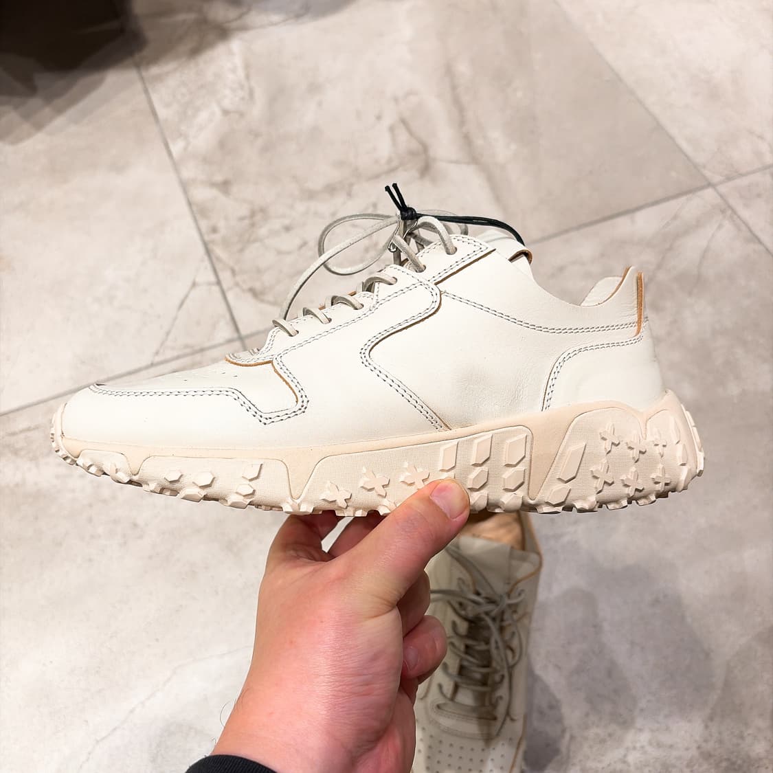 (정품/새상품) BUTTERO 부테로 남성 화이트 빈치 X 스니커즈 상품이미지2