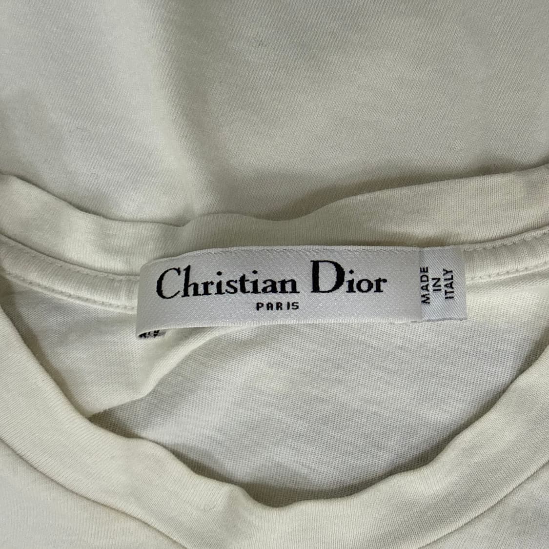 S 디올 여성 에센셜 코튼 저지 티셔츠 0219T1 상품이미지3