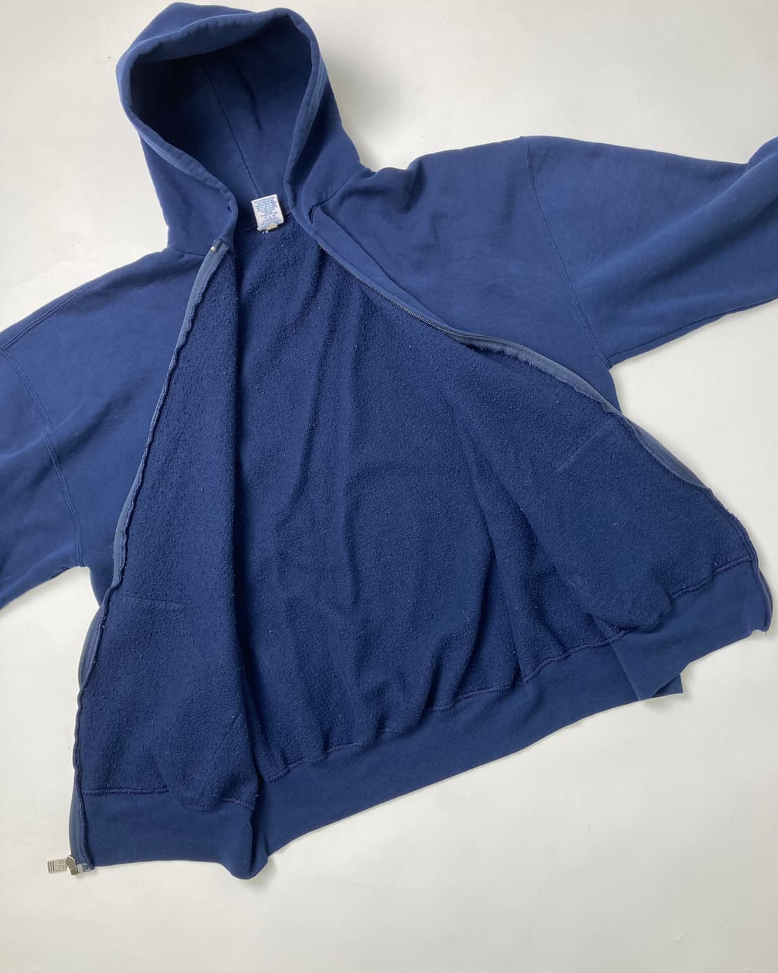 90s Russell Zip Up Hoodie (navy) 상품이미지7