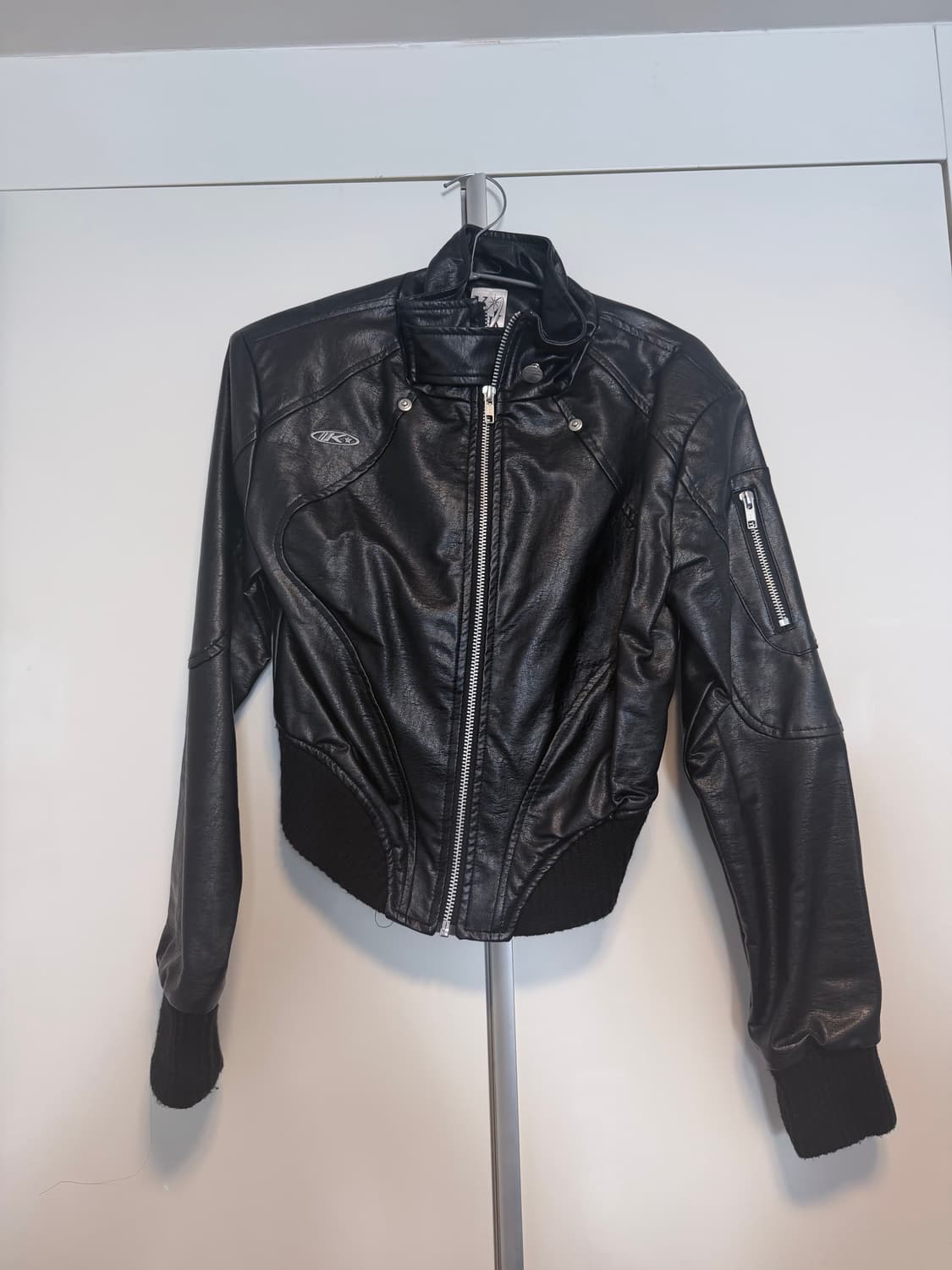 카시코 Faux leather biker jacket 상품이미지3