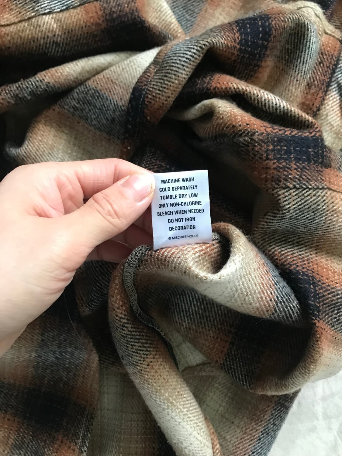 미스치프 올드스쿨 타단체크 포켓 셔츠 자켓 브라운 상품이미지9