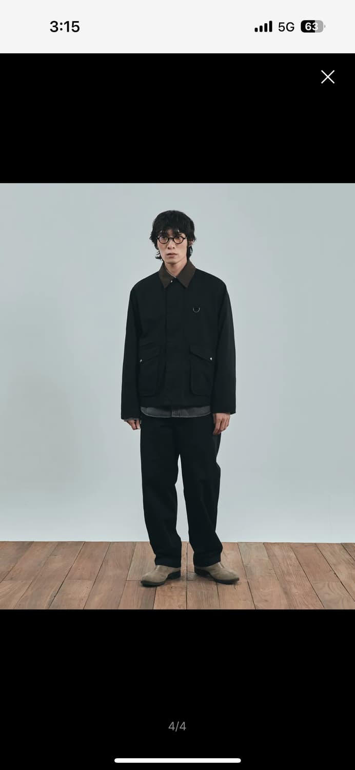 유니폼브릿지 숏헌팅 자켓 M,XL 블랙 새상품 상품이미지4