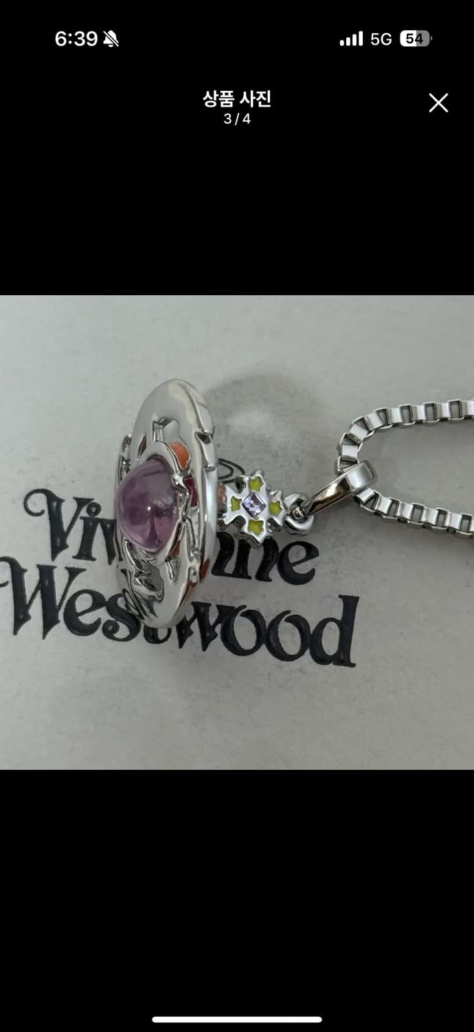 비비안웨스트우드 orb 목걸이 상품이미지3