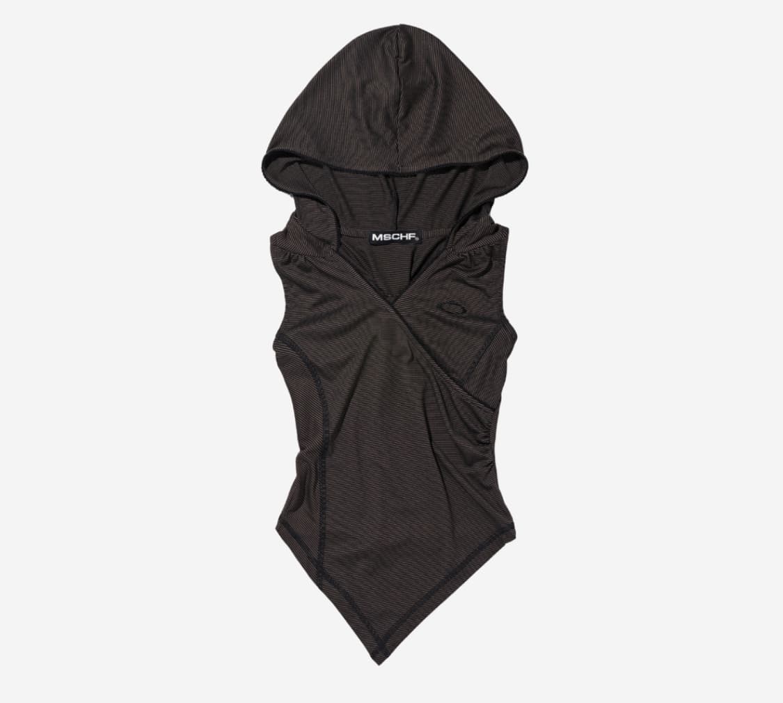 Mschf Hooded Stripe Vest  상품이미지1