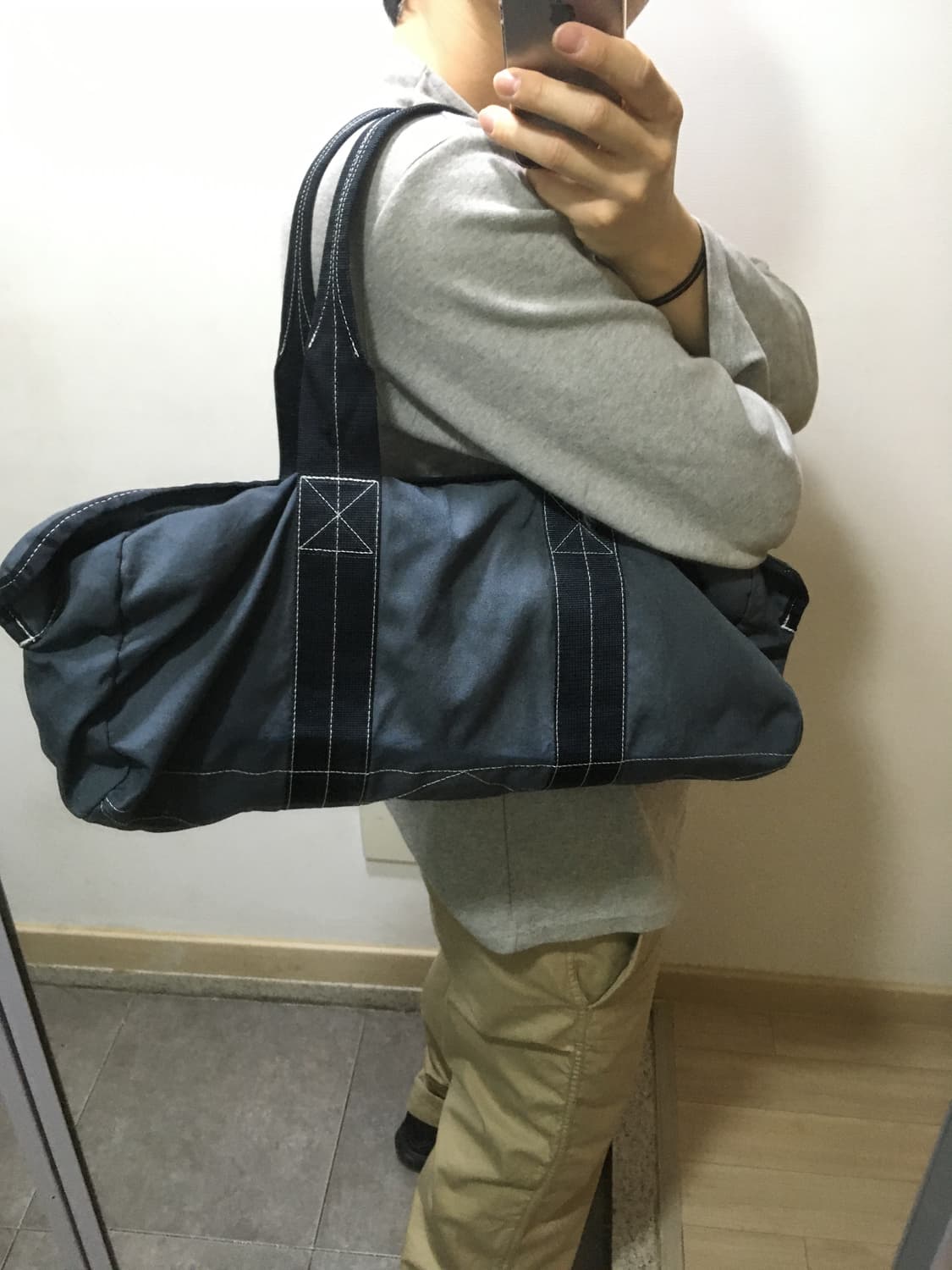 꼼데가르송 스티치 보스턴백 상품이미지1