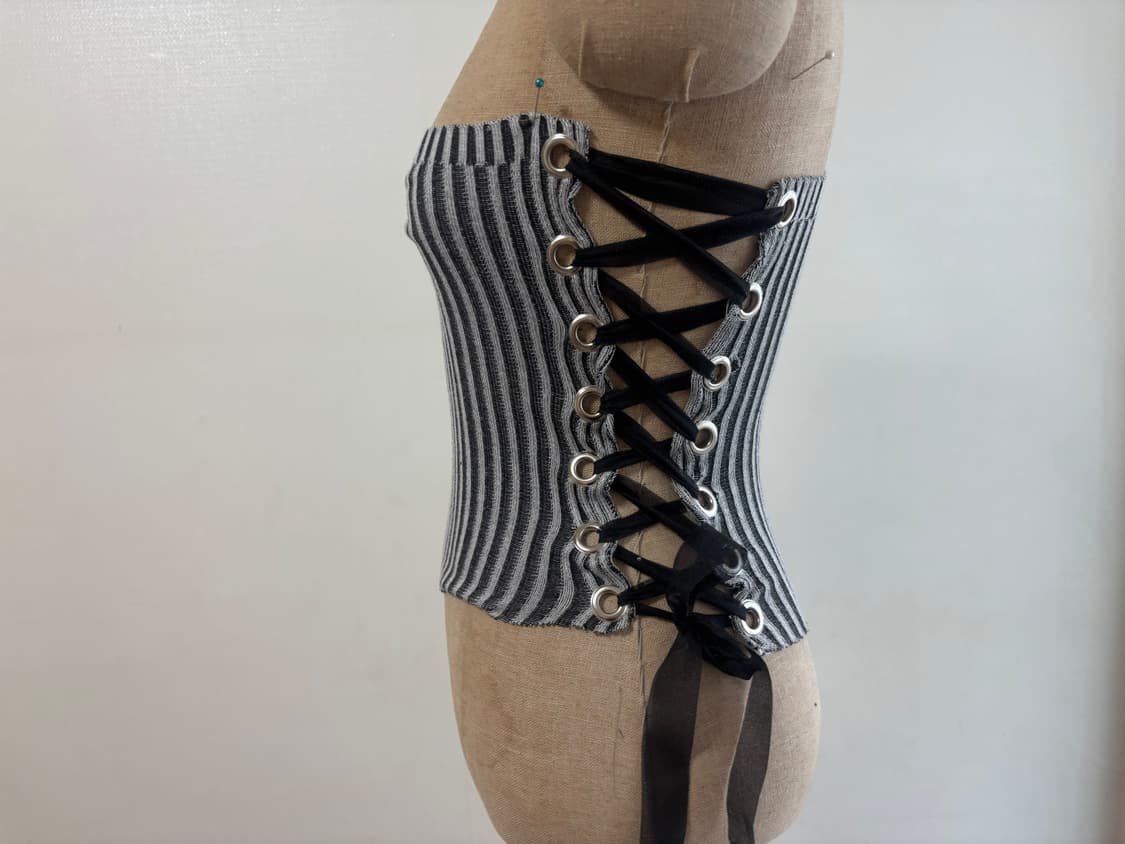 코르셋탑 갸루 튜브탑 상품이미지3