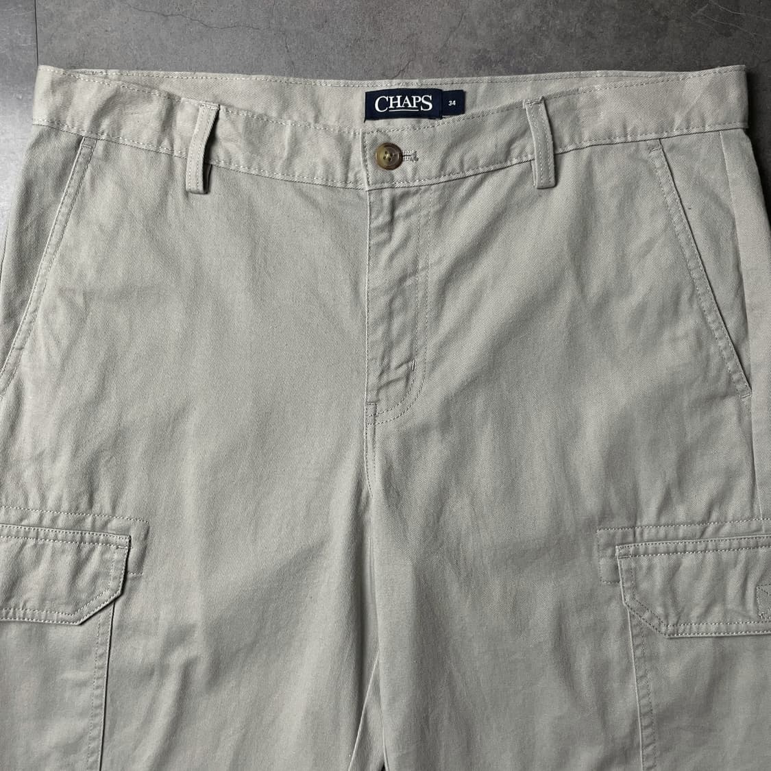 CHAPS 챕스 빈티지 라이트그레이 카고 쇼츠 A00985 상품이미지2