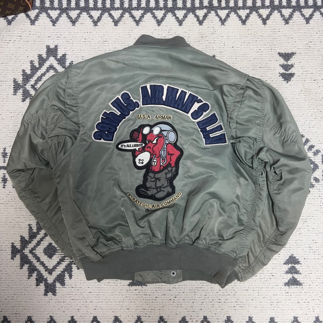 빈티지 테드맨 자수 라이트  ma-1 상품이미지1