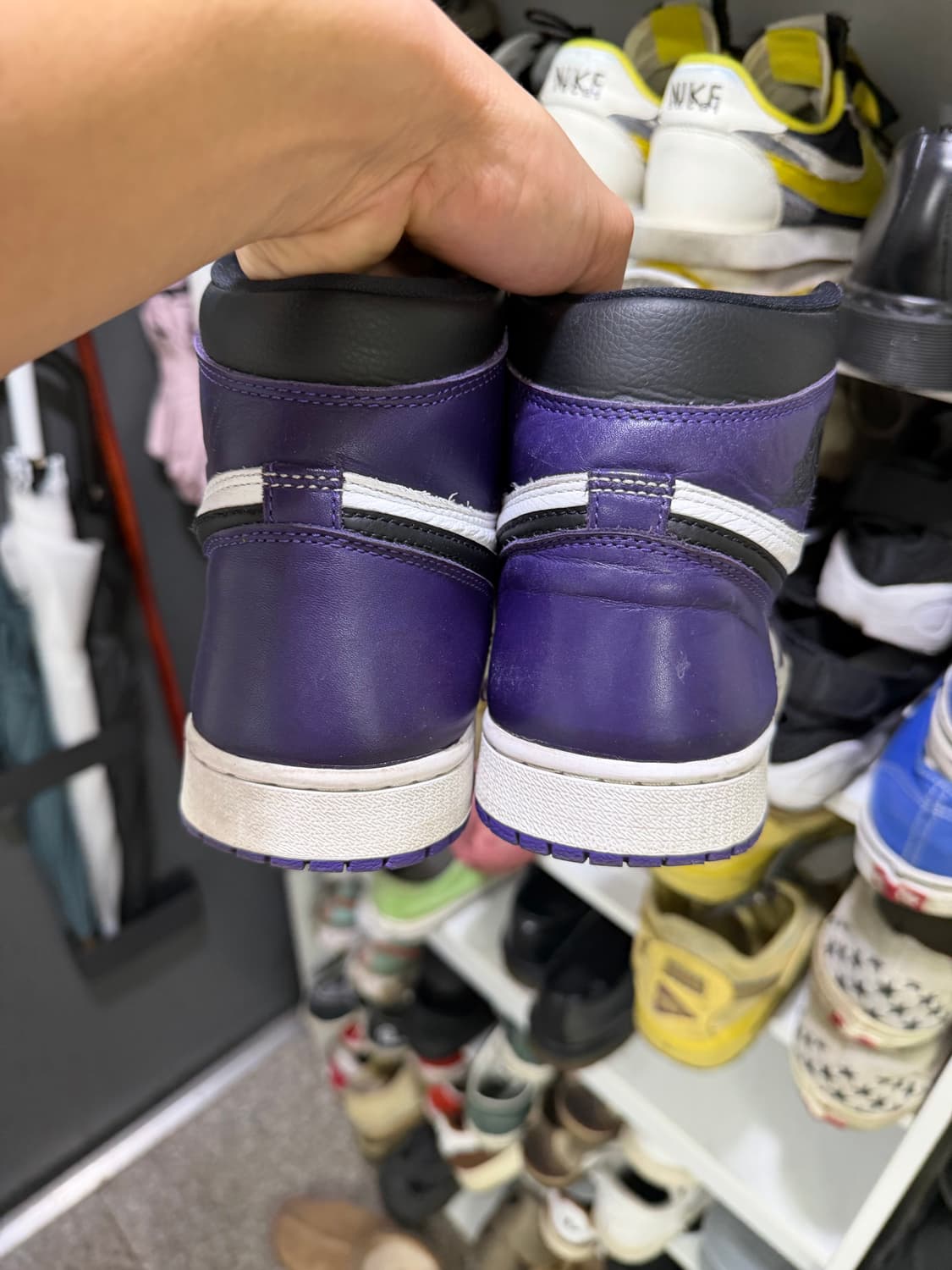 나이키 조던1 하이 코트 퍼플 280 판매합니다. 상품이미지4