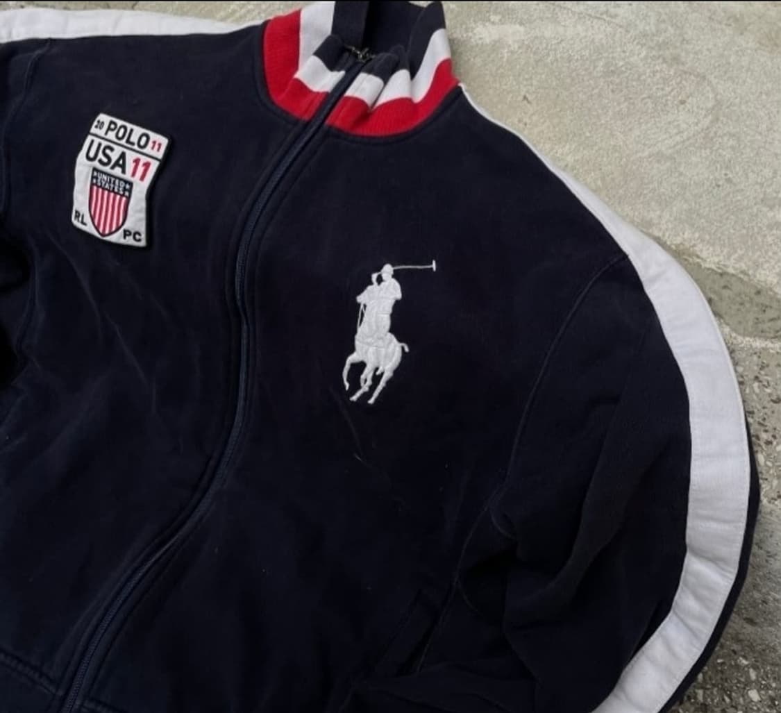 폴로 POLO 빅포니 USA 성조기 집업 100/L 상품이미지2