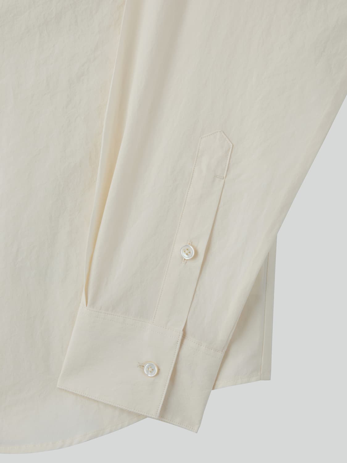 렉토 26SS 코튼 포켓 셔츠 크림 상품이미지4