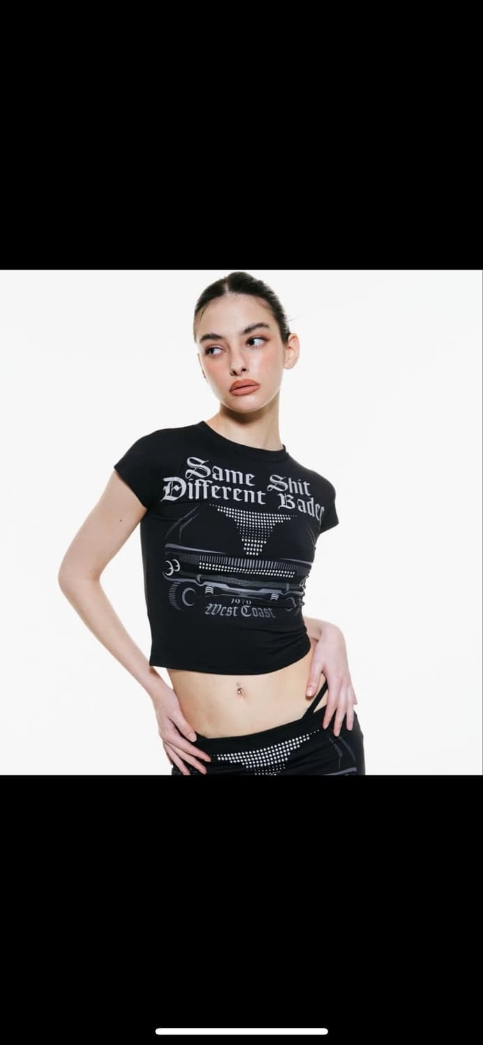 배디(BADEE)Low Rider Scotch Tee Black S 상품이미지2