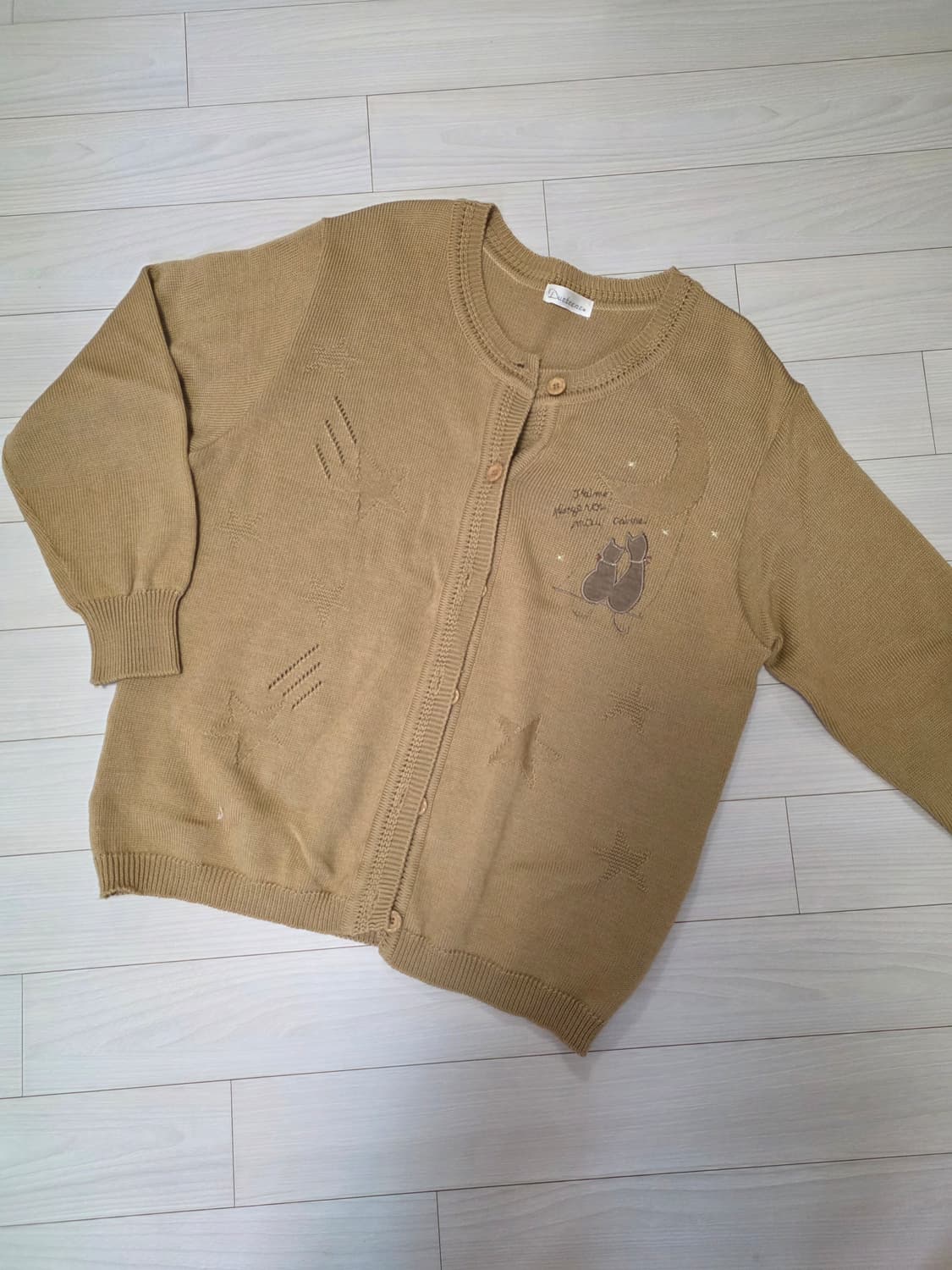 교복타이 빈티지룩 세트 고양이가디건 모리룩 모리걸 상품이미지2