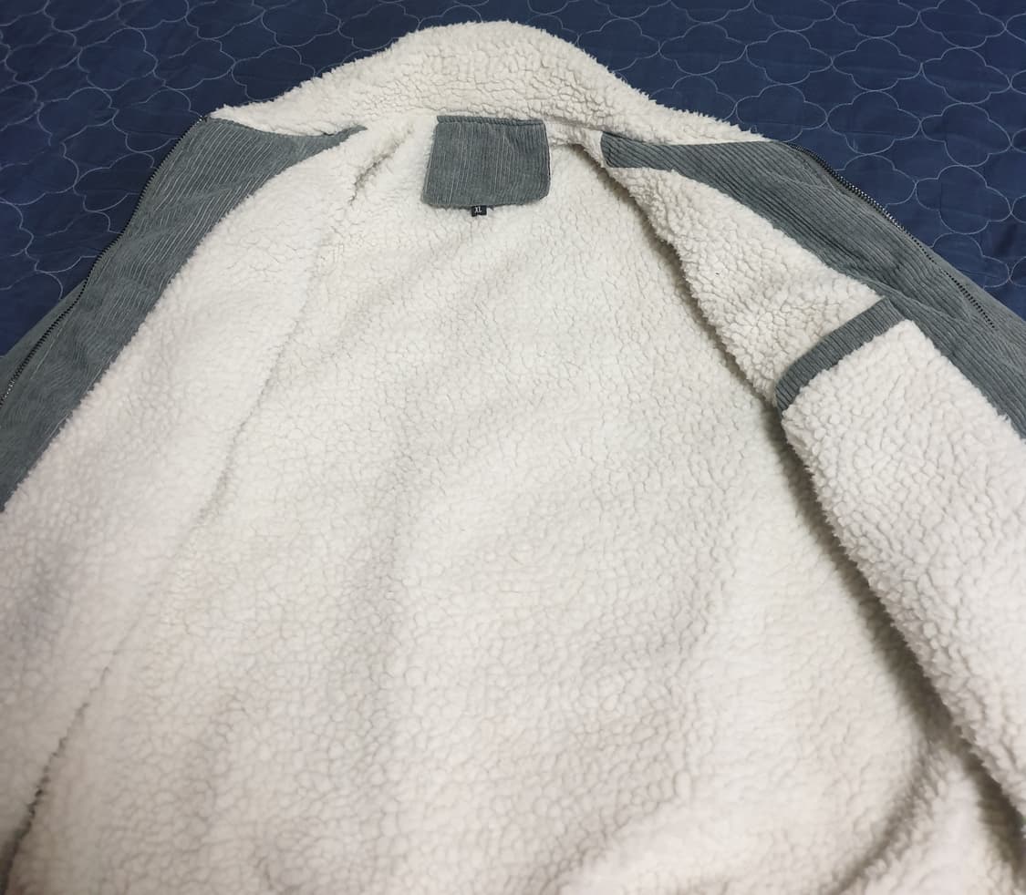 TOP 코듀로이 양털 자켓 차콜 (L) 상품이미지3