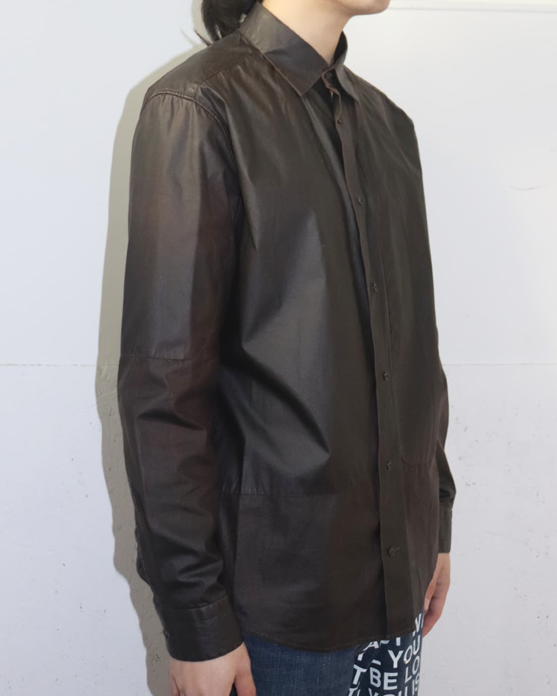 루이비통 왁스 솔리드 셔츠 상품이미지3