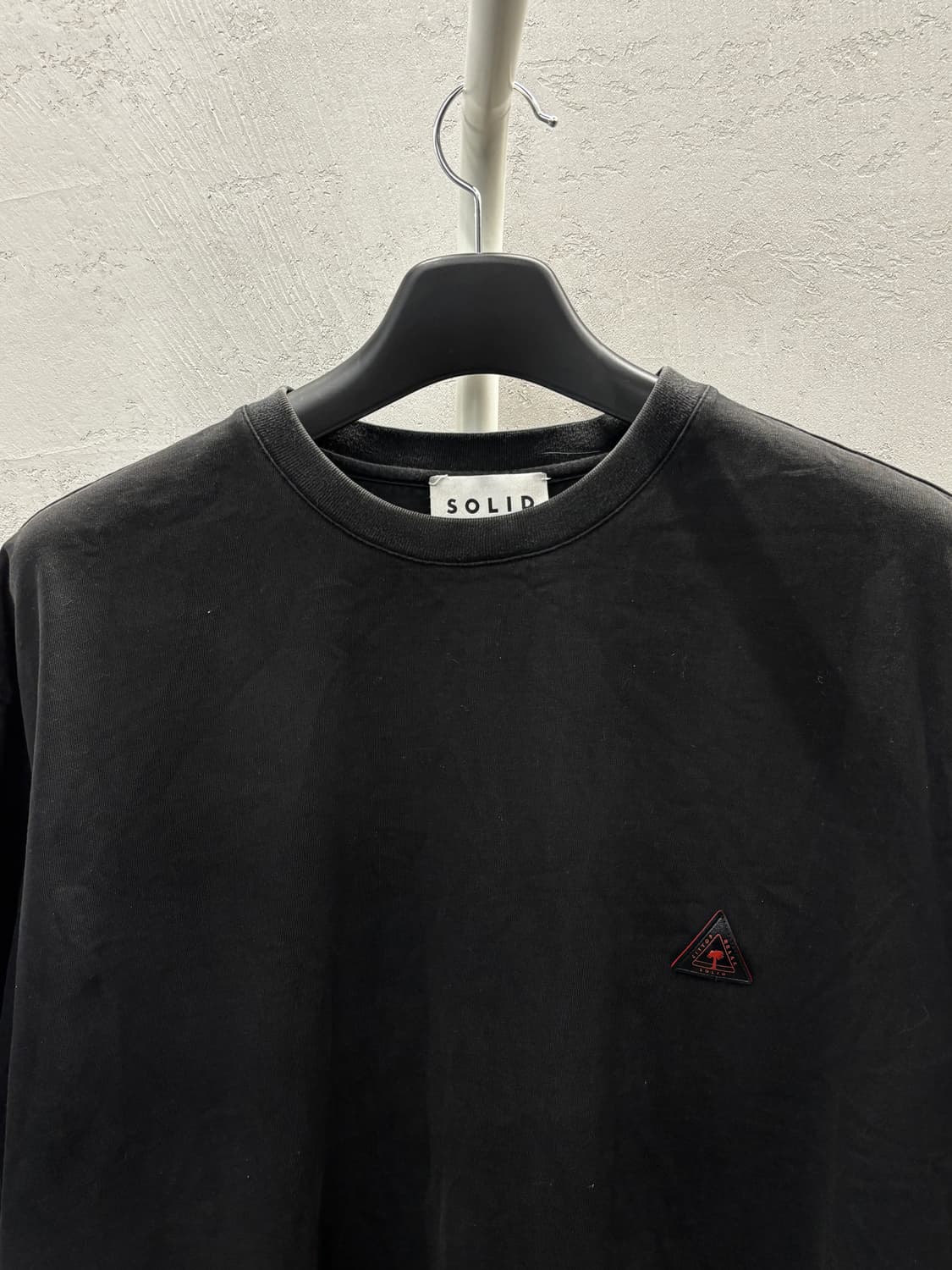 솔리드옴므 블랙 22ss반팔 티셔츠 105 상품이미지3