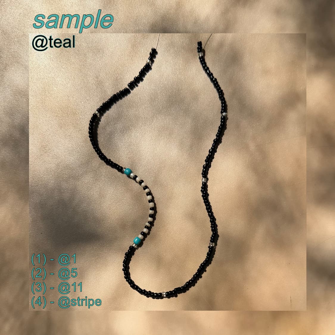 ~4/14 9% 할인> 사이드 컬러 포인트 커스텀 비즈 목걸이 상품이미지9