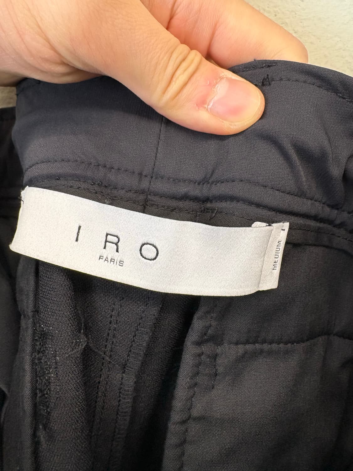 IRO Paris 이로 블랙 카고 조거팬츠 상품이미지7