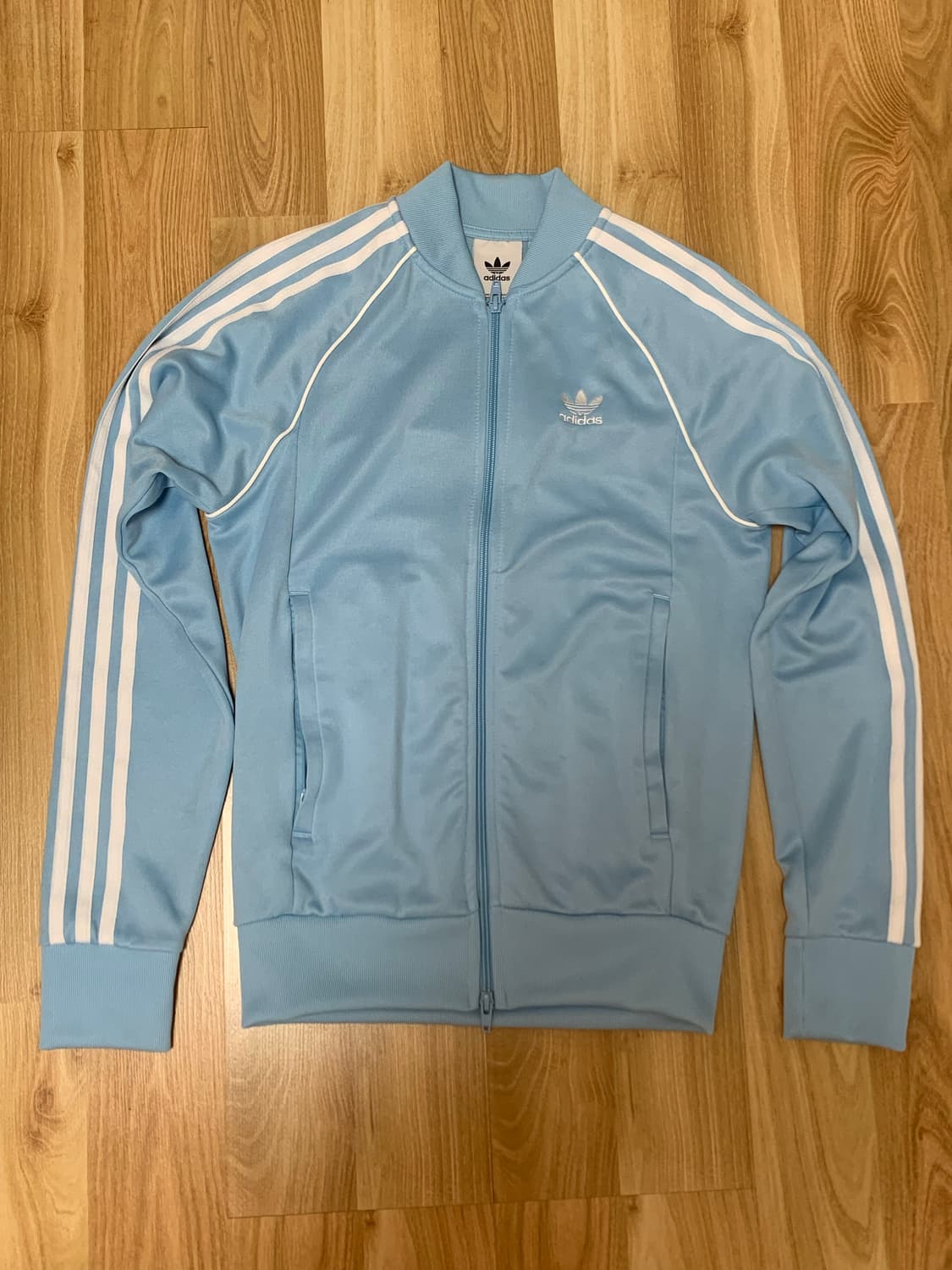 아디다스 파이어버드 져지 트랙탑 스카이 블루 민트 상품이미지2