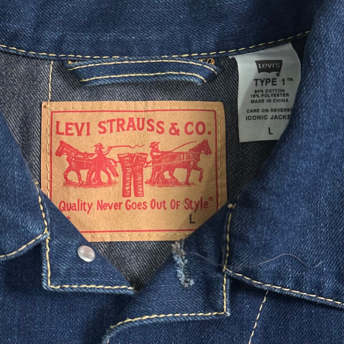 리바이스 타입원 데님 자켓  상품이미지5