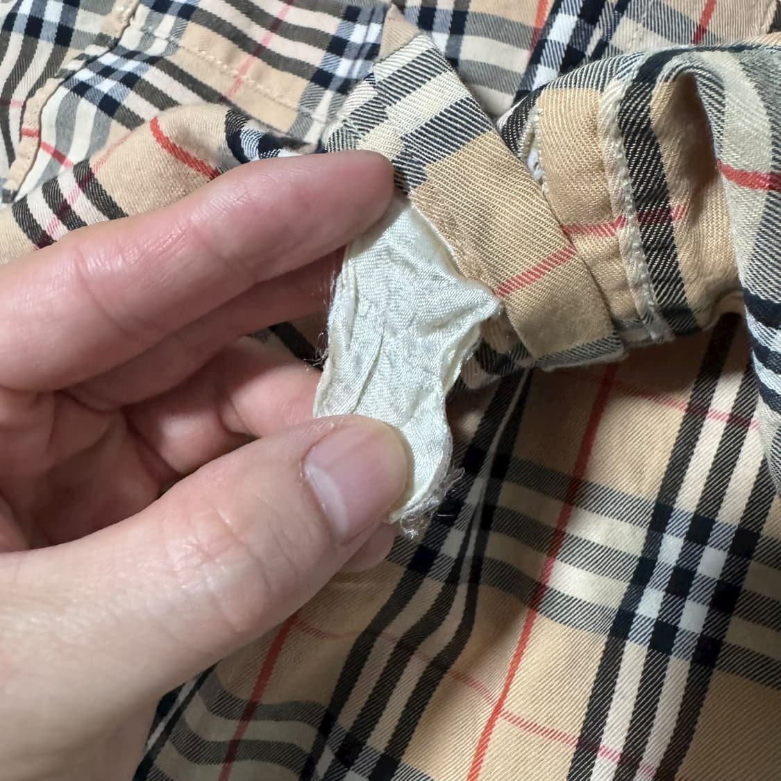 정품 버버리 노바체크 셔츠 상품이미지4