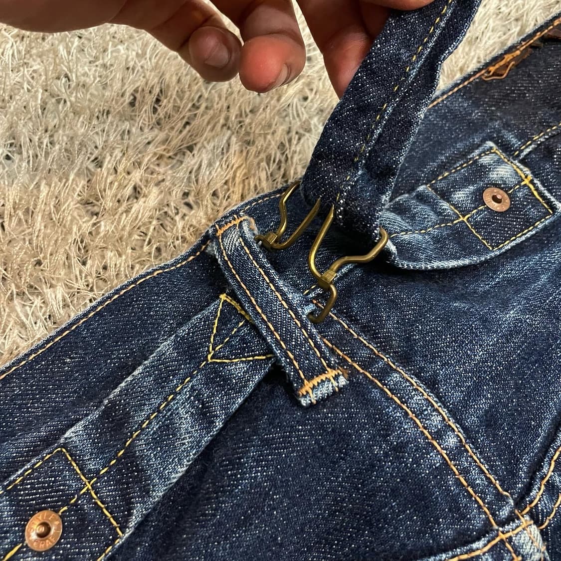 에비수(EVISU) 신치백 셀비지 데님팬츠 상품이미지6