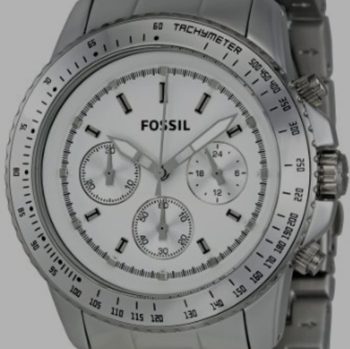 # FOSSIL 파슬 스텔라 크로노그래프 실버톤 알루미늄 시계 상품이미지1