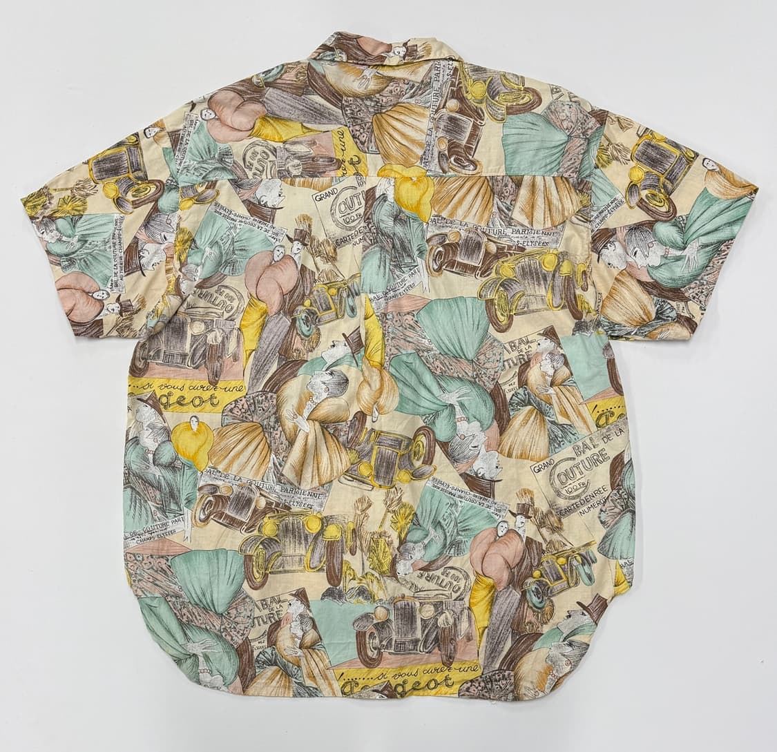 Printed short sleeve shirt 상품이미지2