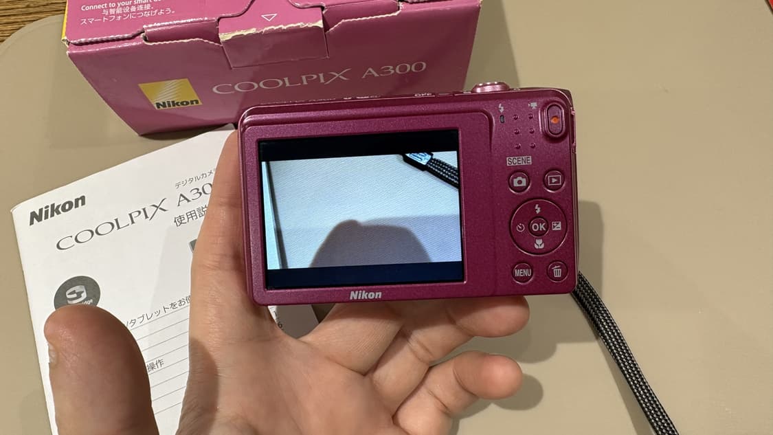 (신품) 니콘 쿨픽스 A300 (S3700) 핑크 빈티지 디카 카메라 상품이미지7