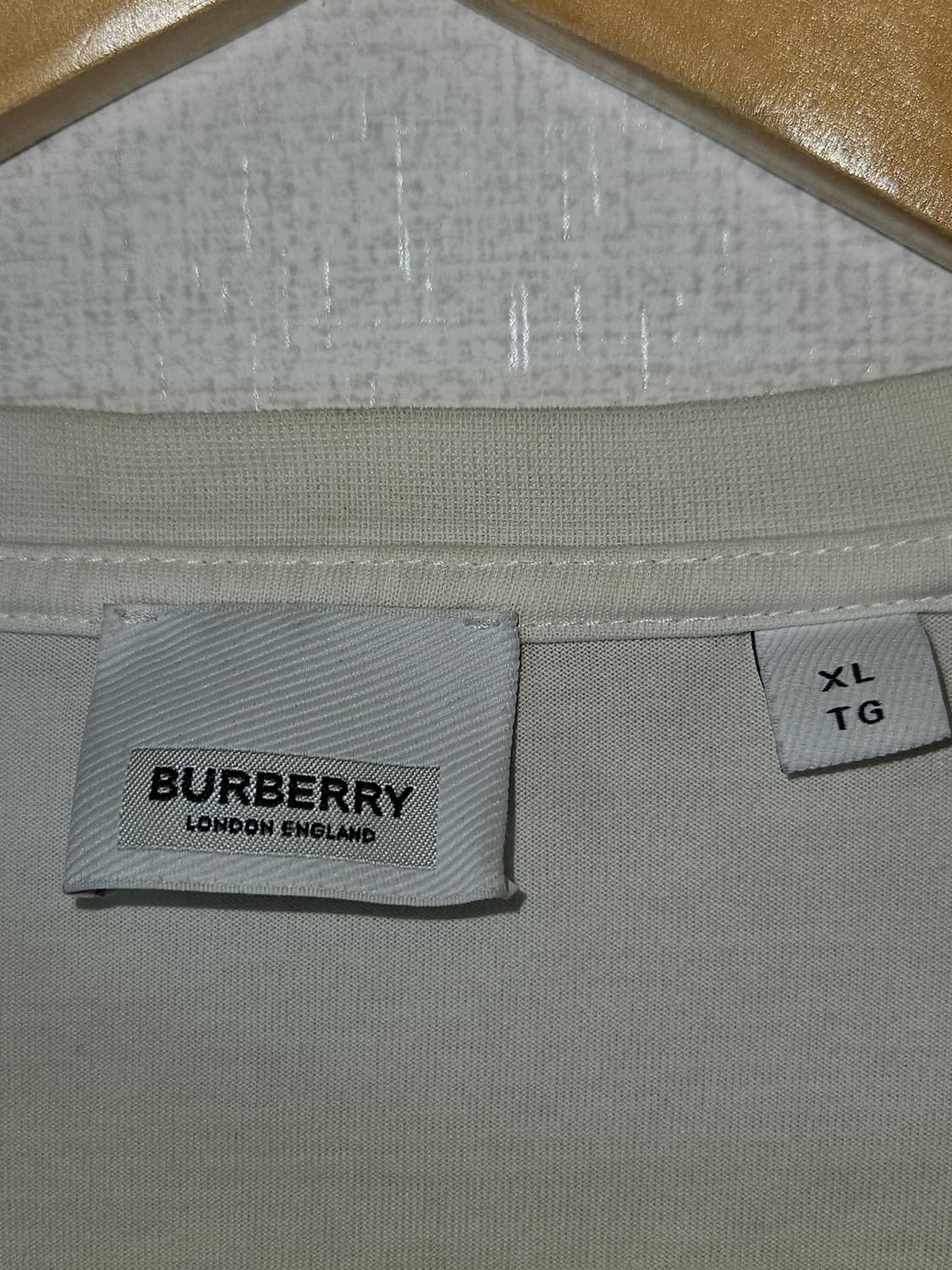 버버리 신형 BURBERRY 모노그램 반팔티셔츠 모티프 정품 XL 상품이미지3