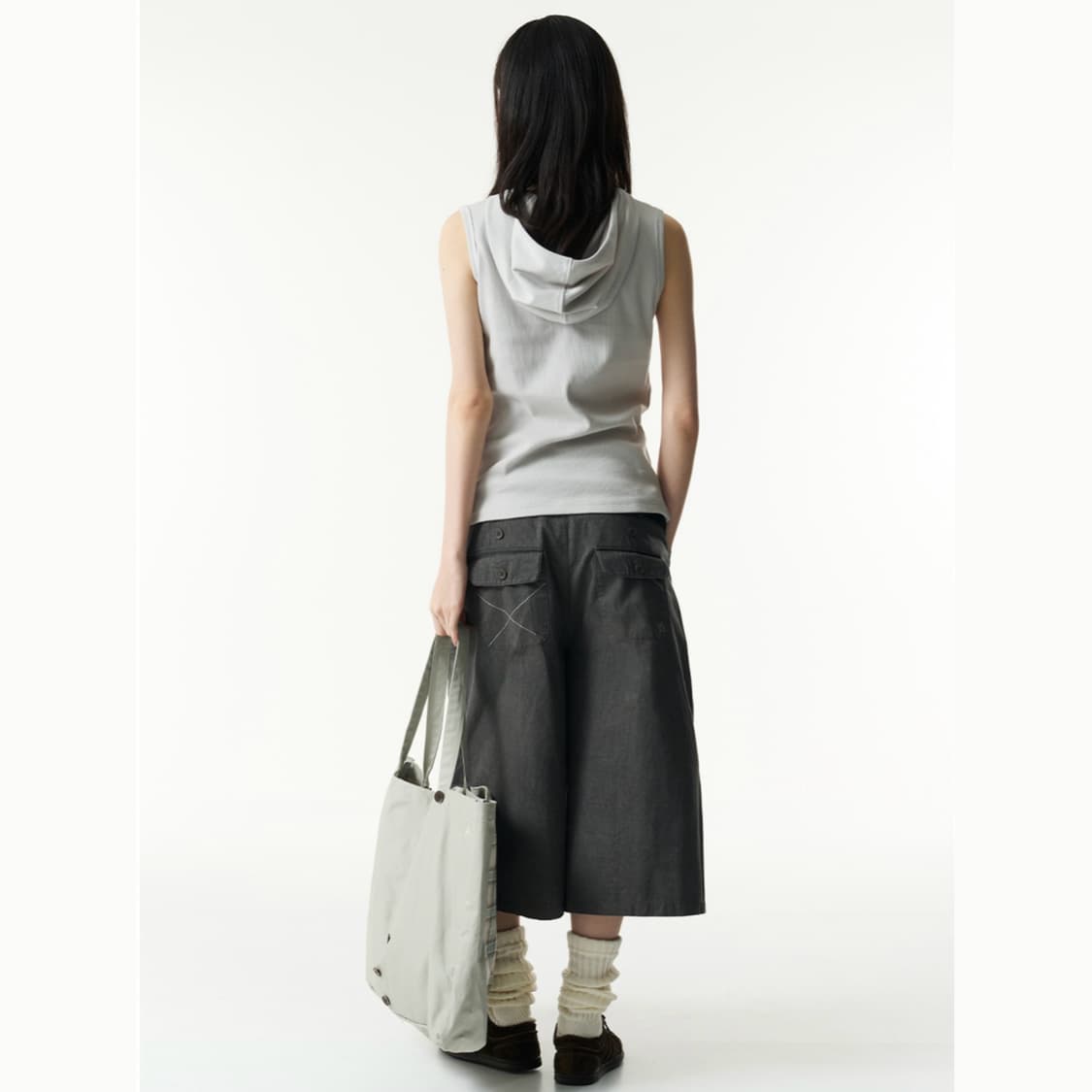 TCM pin stripe stitch half pants (charco 상품이미지2