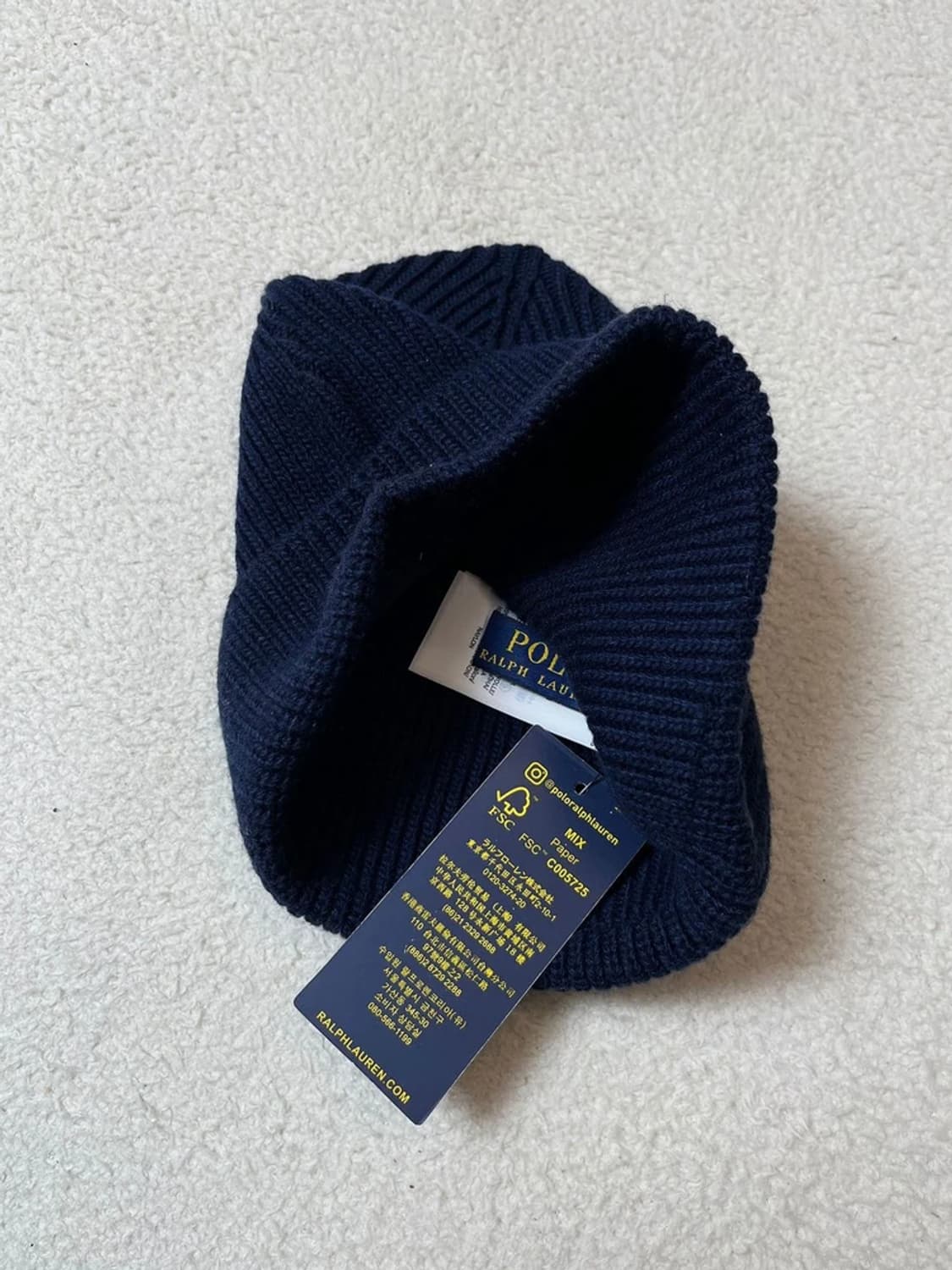 폴로 랄프로렌 베어 니트 비니 A1845 상품이미지4