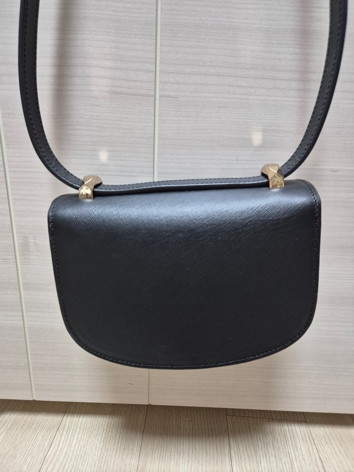 (정품) A.P.C 아페쎄 제네바 사피아노 미니백 블랙 상품이미지5