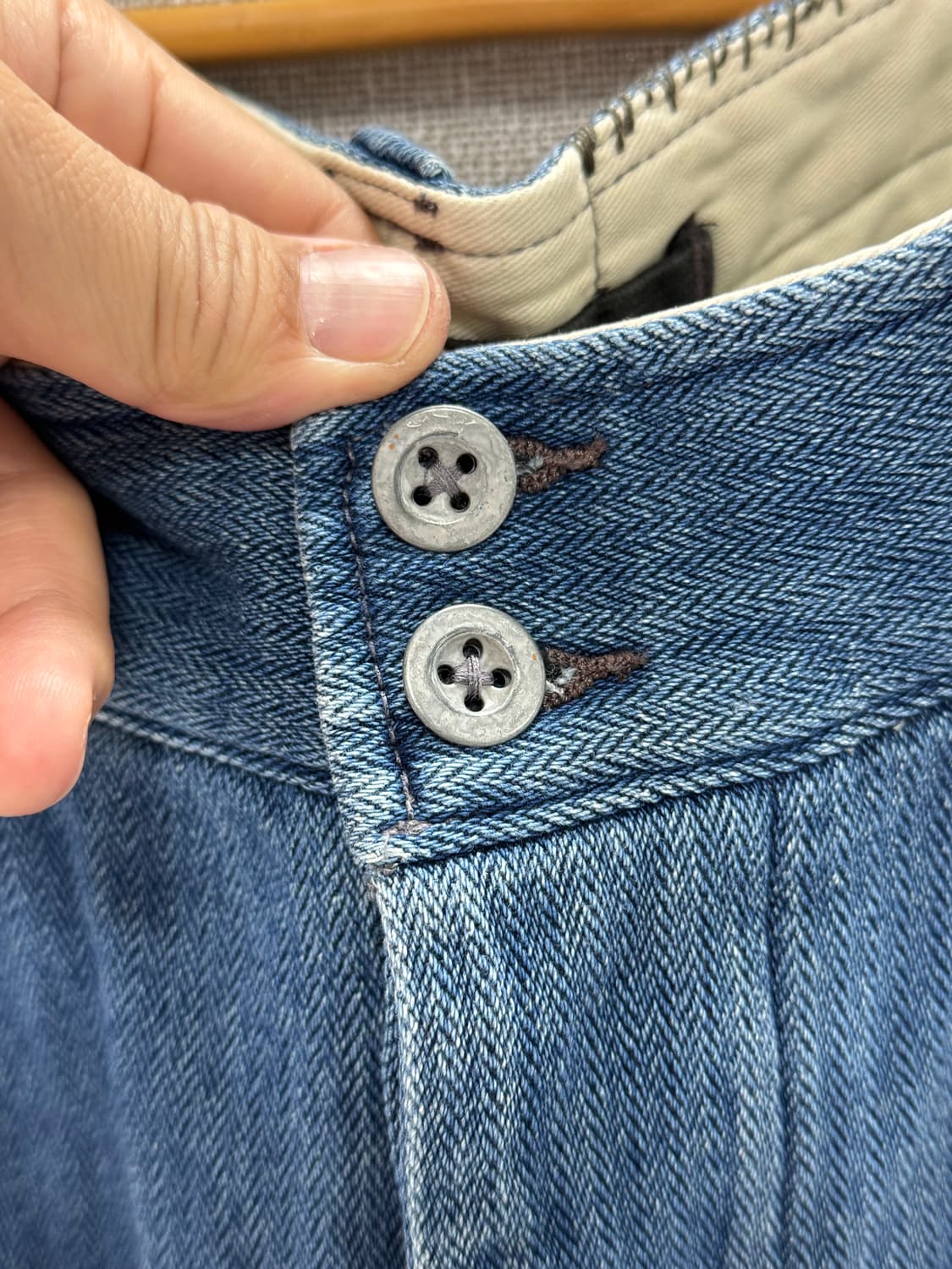 더블알엘 패치워크 헤링본 반바지 / 34 상품이미지4