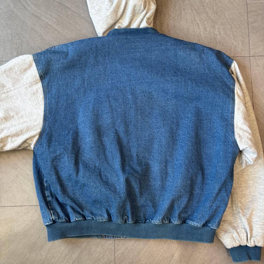 빈티지 데님 베이스볼 자켓 상품이미지8