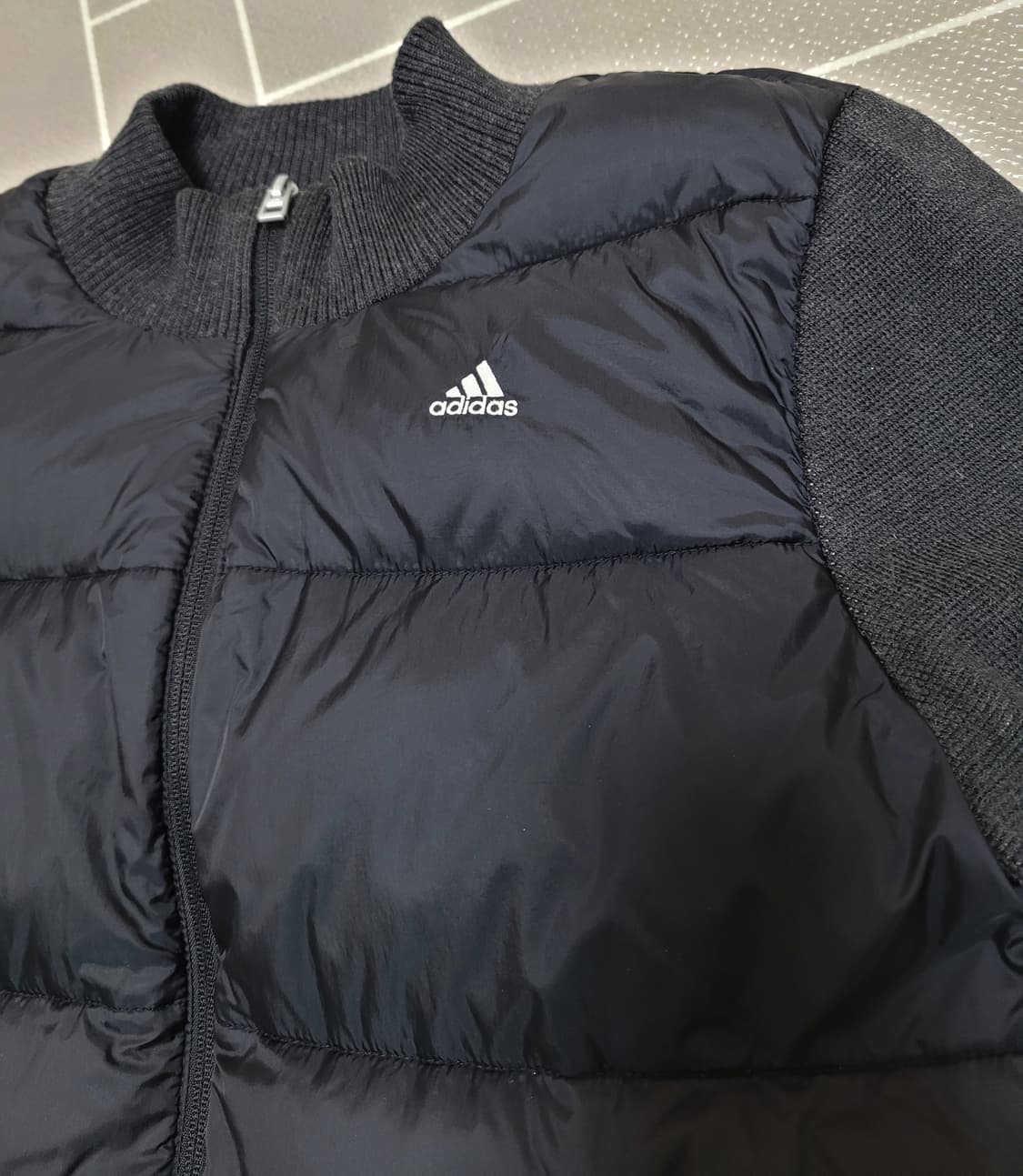 아디다스 골프 리플렉티브 퍼텍스 퀸텀 구스 니트 점퍼 M 상품이미지4