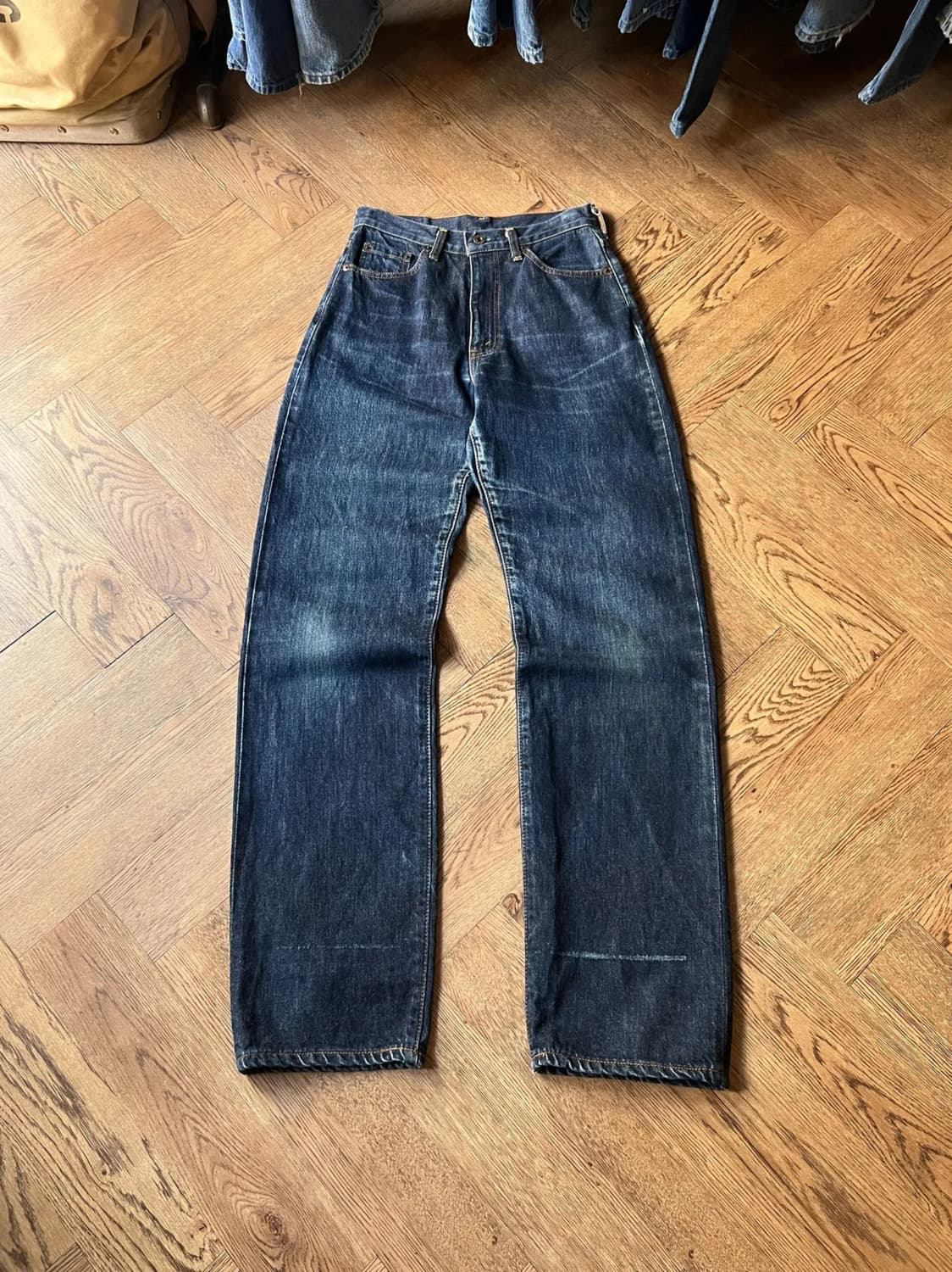 [29]00's 리바이스 W504 재팬메이드 화이트 셀비지 데님 팬츠 상품이미지1