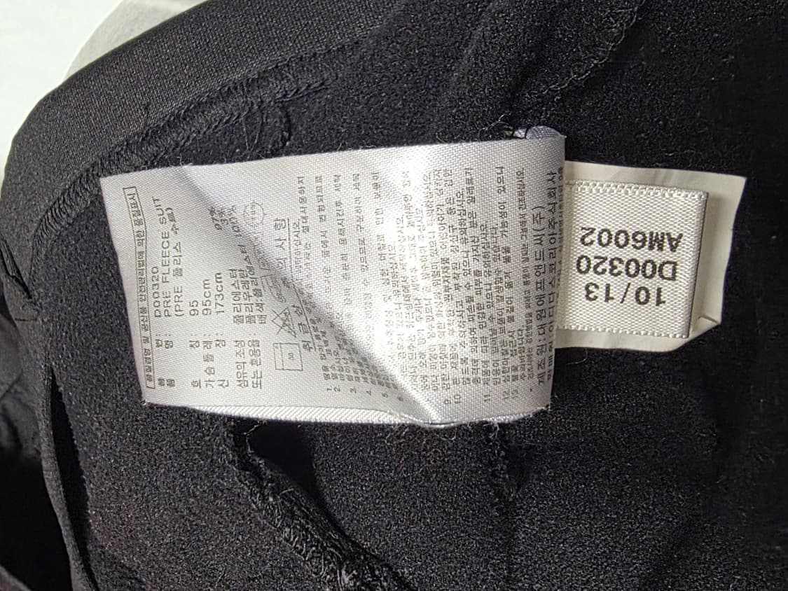 아디다스 블랙 오렌지 포인트 져지 기모 95 66 54 상품이미지6