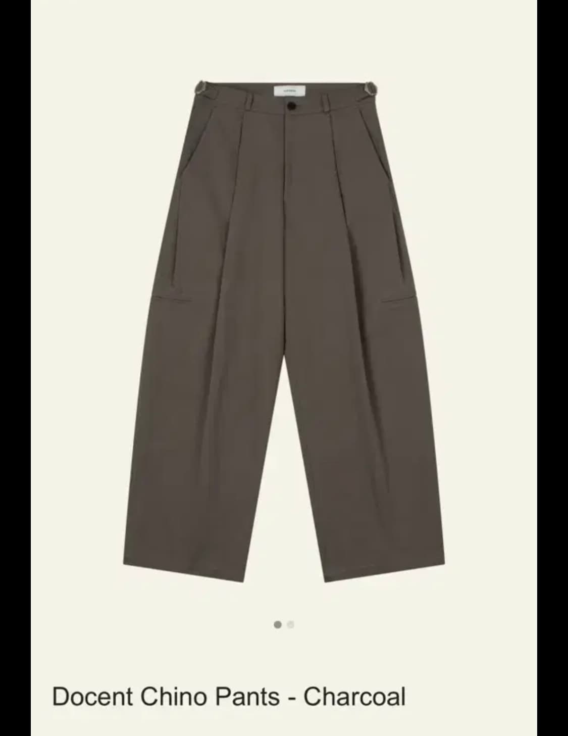 (3)웨이비니스 도슨츠 치노팬츠 차콜 상품이미지1