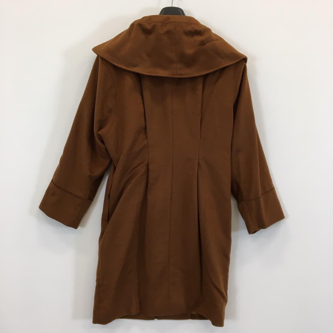 오브제 캐시미어 프릴 카멜 집업코트 66  상품이미지4