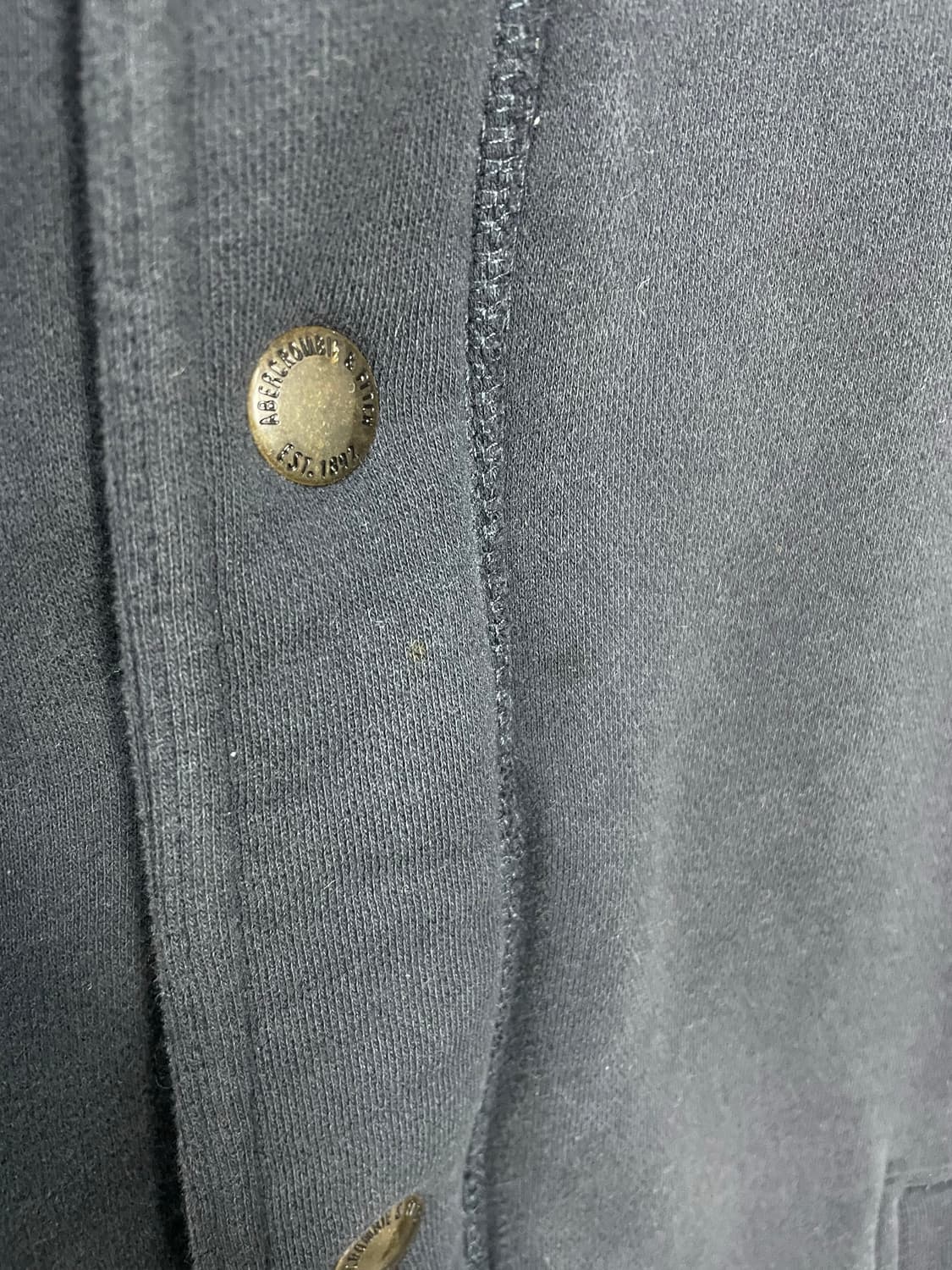 아베크롬비 버튼 네이비 가디건 스웻셔츠 H1662 상품이미지6